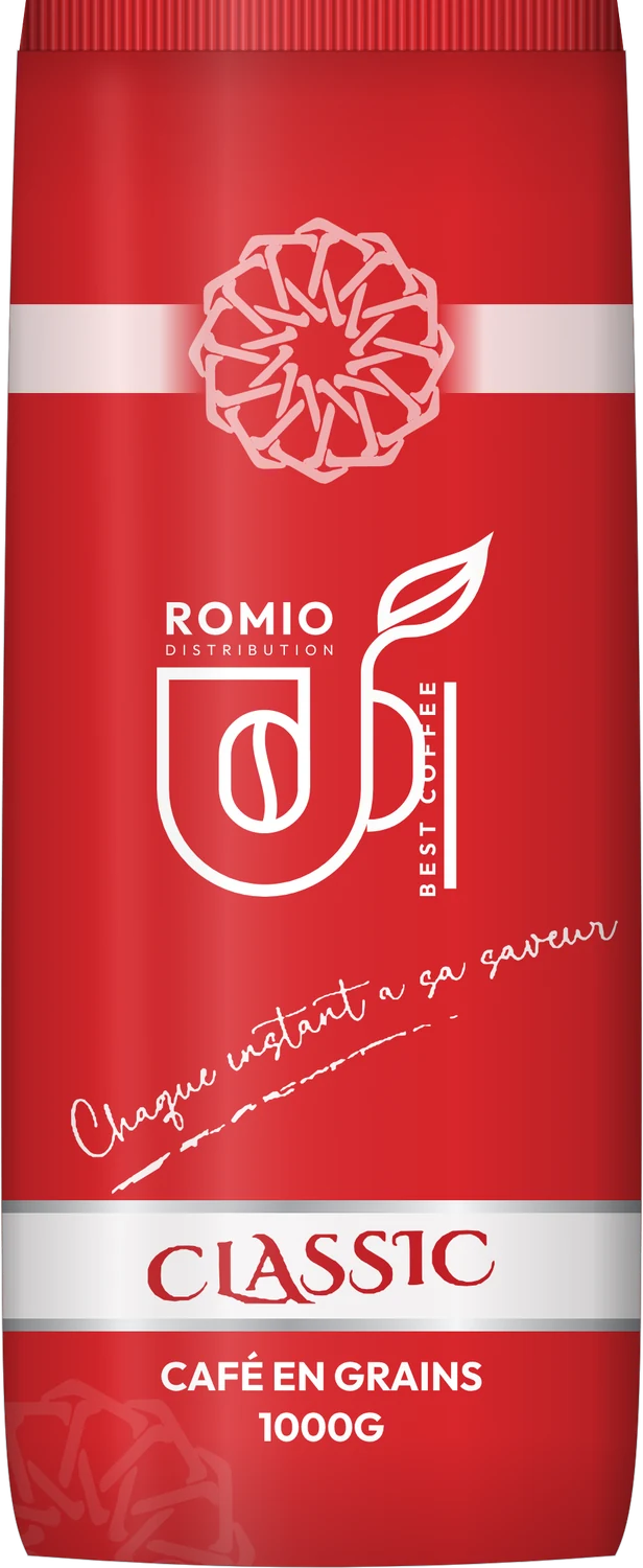 Sachet Romio Classic, café en grains 1000 g