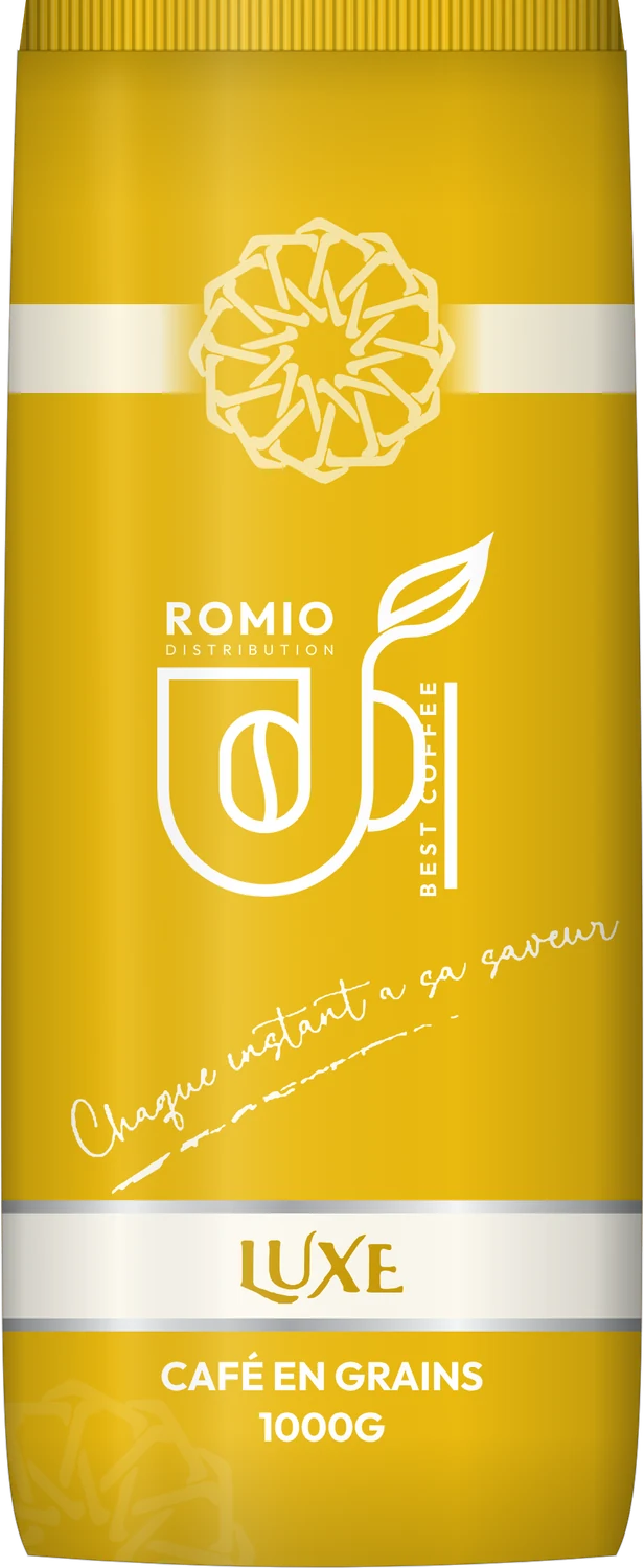 Sachet Romio Luxe, café en grains 1000 g